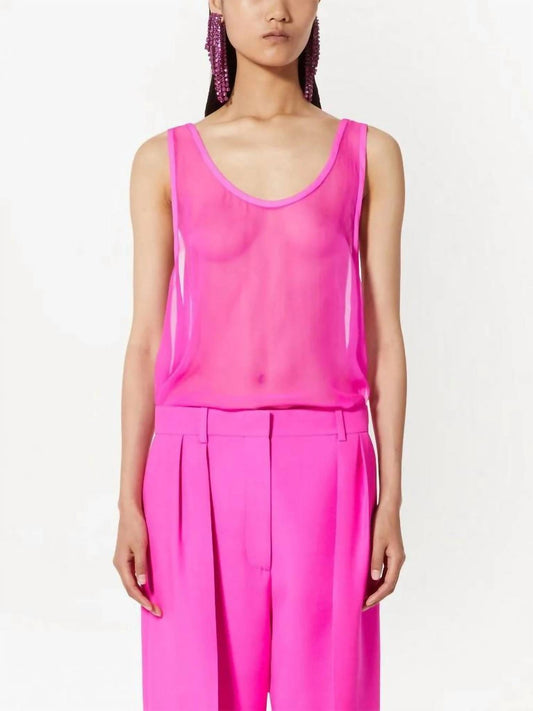 Valentino - Semi-transparent Tank Top