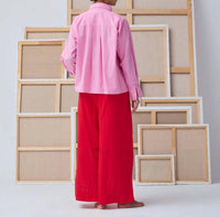 Mii Collection Radha Pants in rouge coquelicot - women's pants - detail view