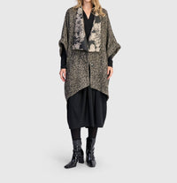 ALEMBIKA Delice Boucle Coat in glow - women's jacket - detail view