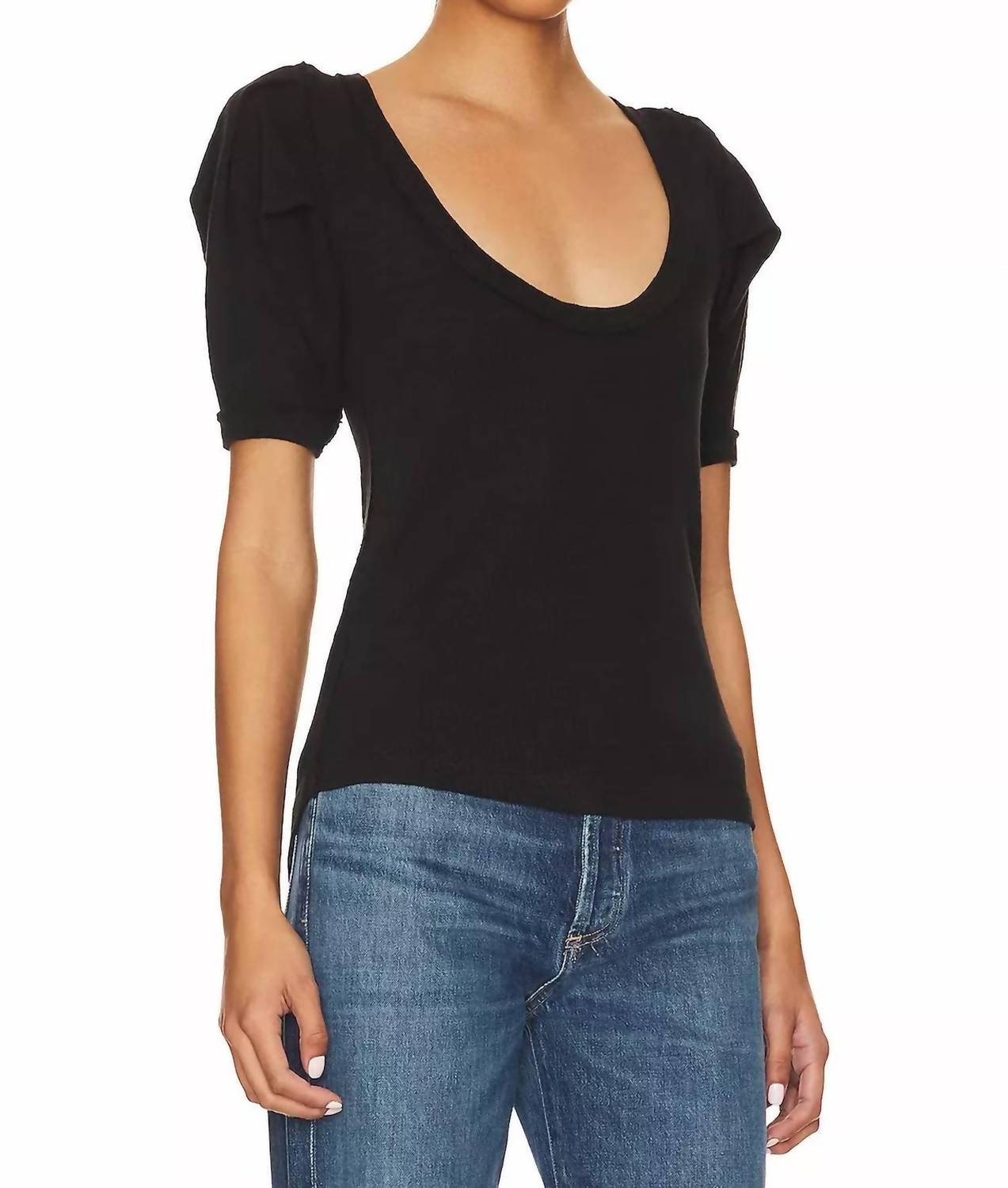 Free People - Papaya Short Sleeve Tee