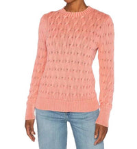 Kinross - Stonewash Cable Crew Sweater