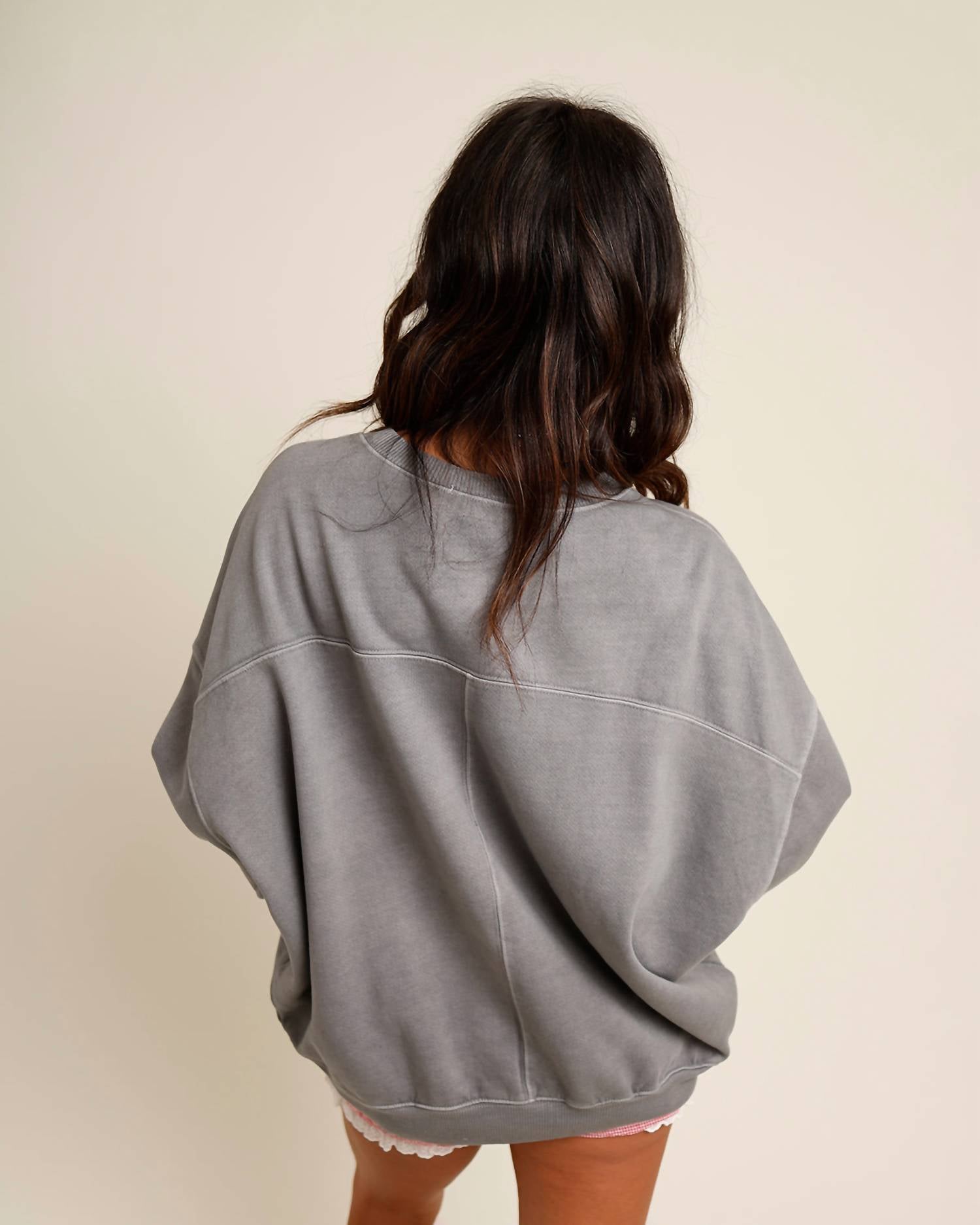 Trend:Notes - Notte Crew Oversized Sweatshirt