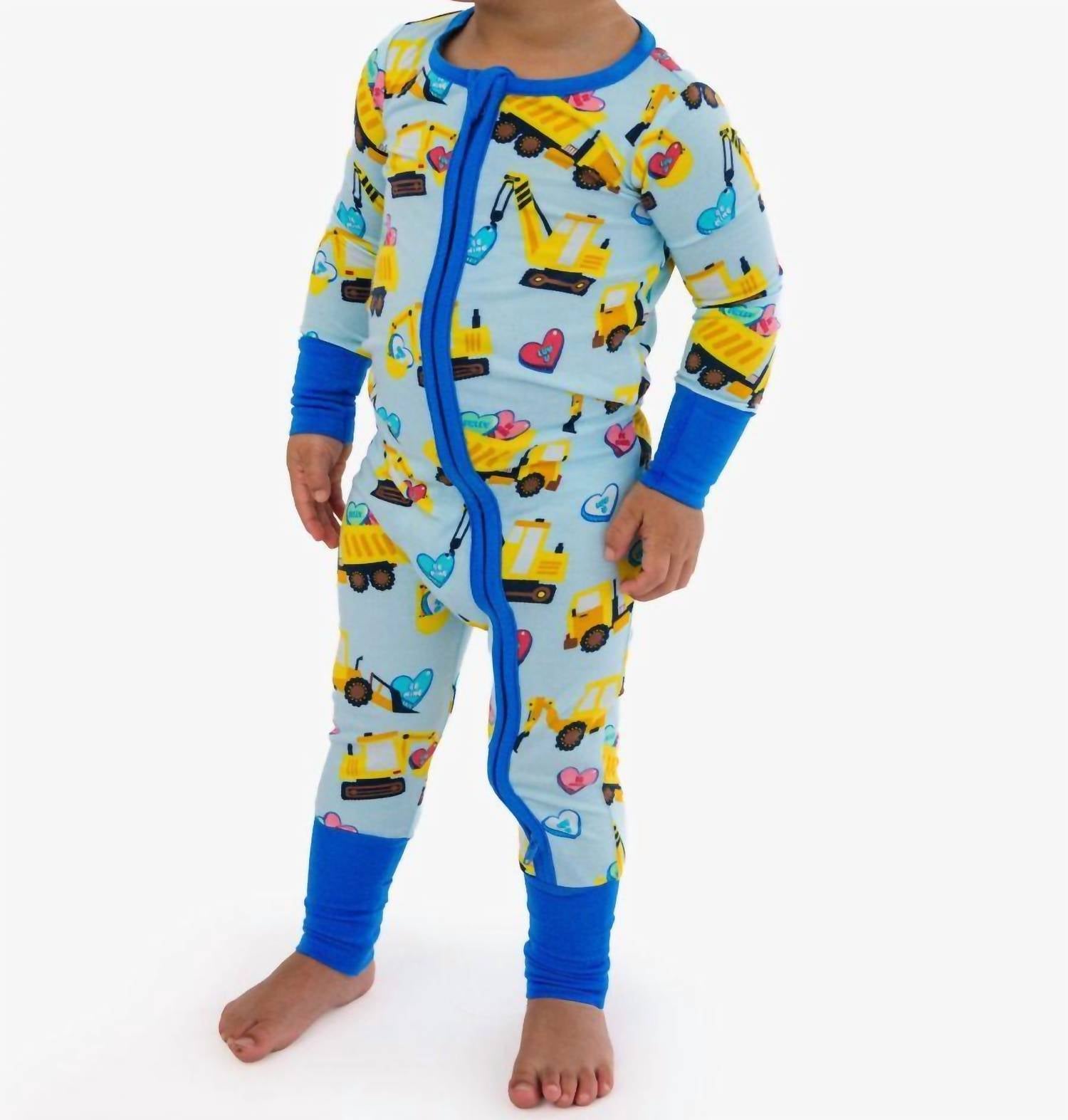 Rufflebutts - Boys Convertible One Piece Footie Pajama