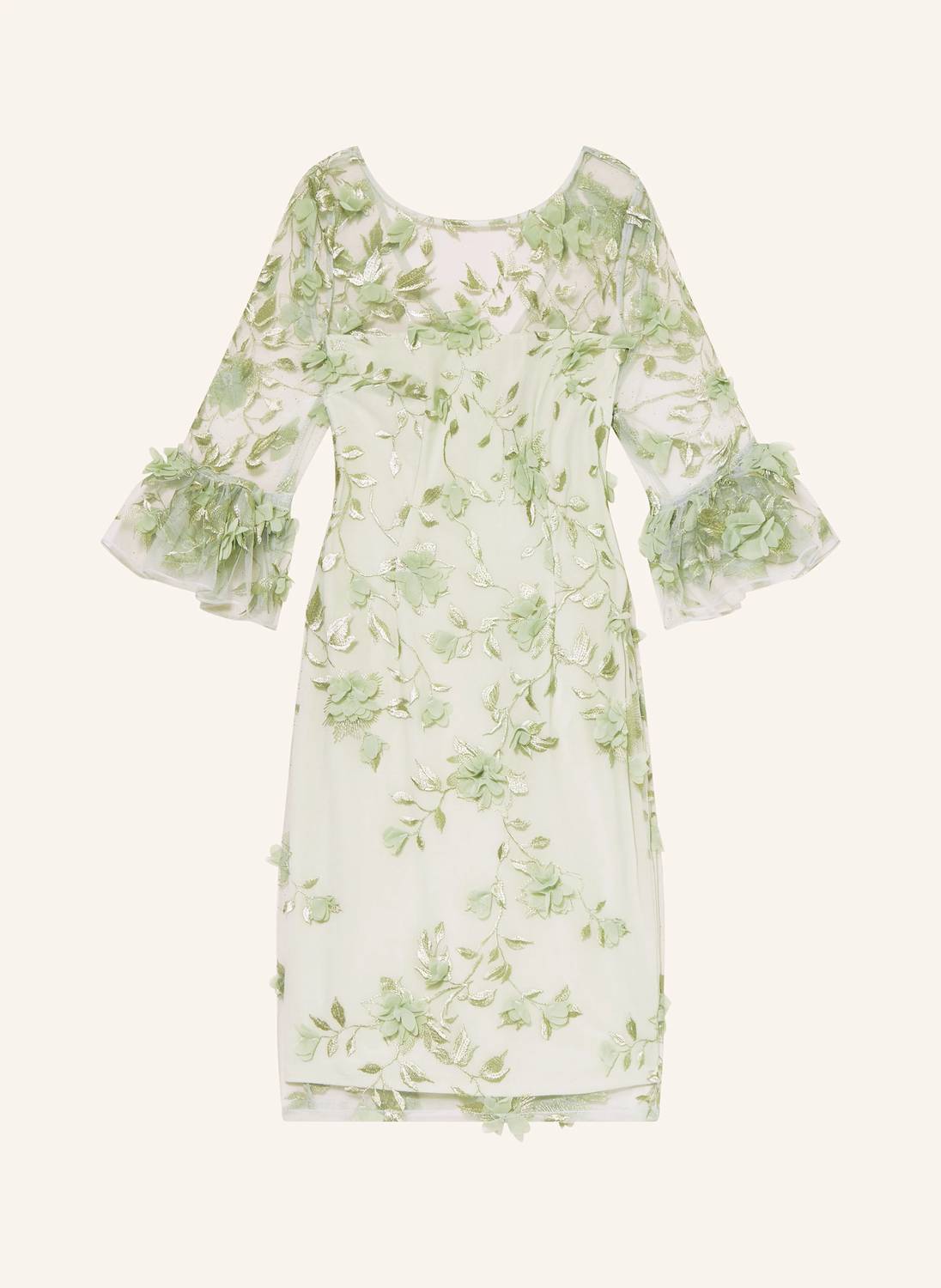 Adrianna Papell - Floral Embroidery Sheath Dress