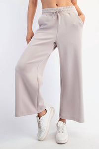 Rae Mode - Women's Modal Cropped Wide Leg Pants