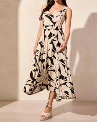 Tribal - Hi Lo V-neck Dress
