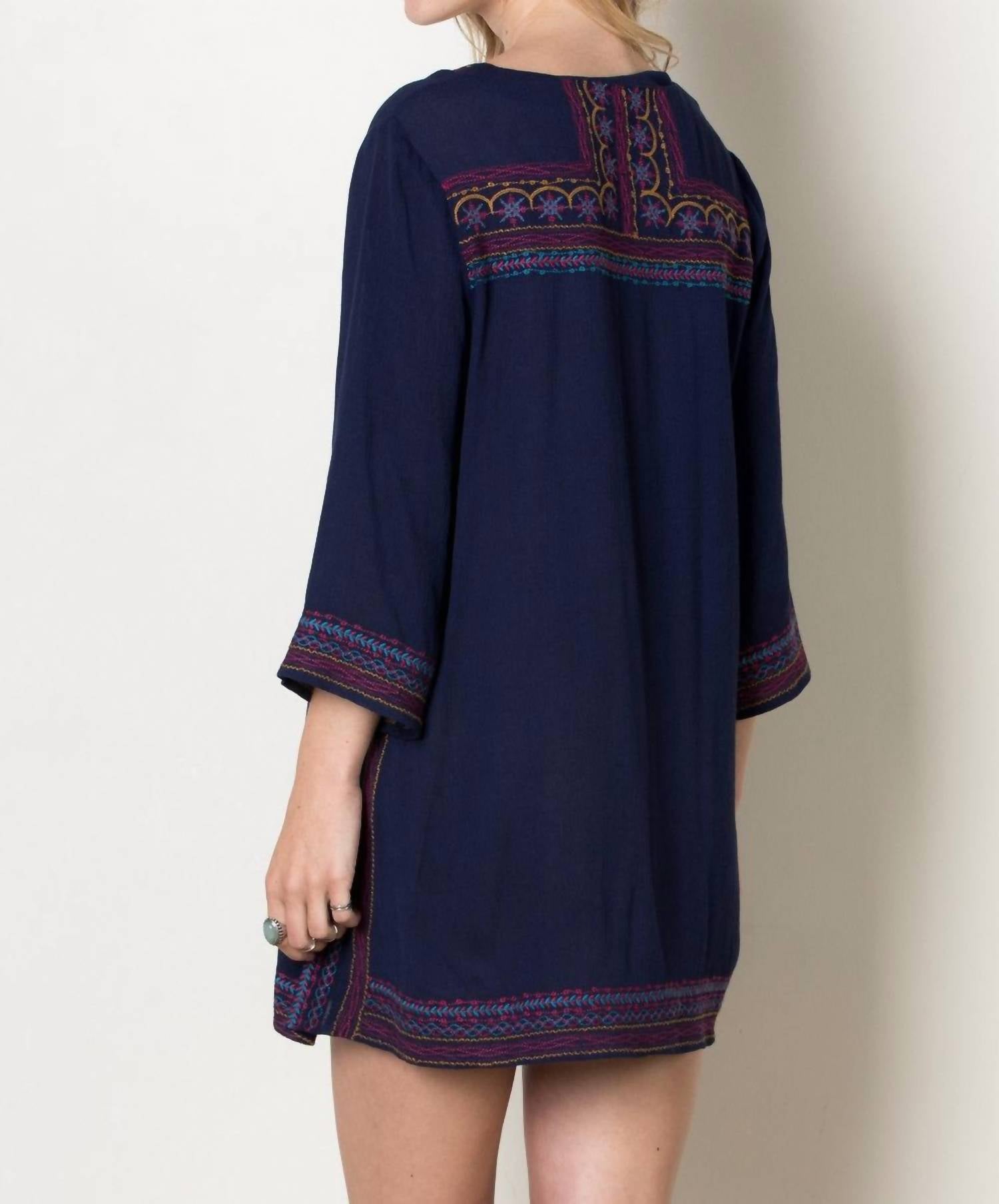 Thml - Gypsy Love Embroidered Shift Dress