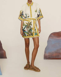Alemais - Day Dream Collar Linen Shirt