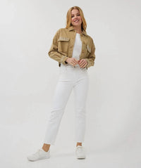 Esqualo - Wana Wide Studs Jean Jacket