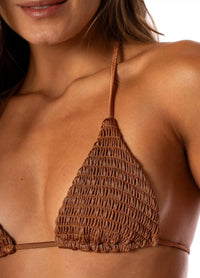 MAAJI Balmy Bikini Top in golden sand - women's swimwear - view 4