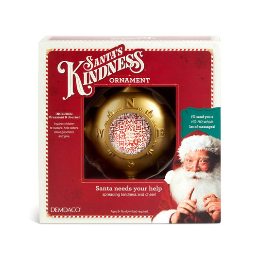 Demdaco - Santa's Kindness Ornament And 2 Journals