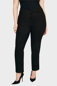 Good American - Women's Good Curve Straight Never Fade Jeans