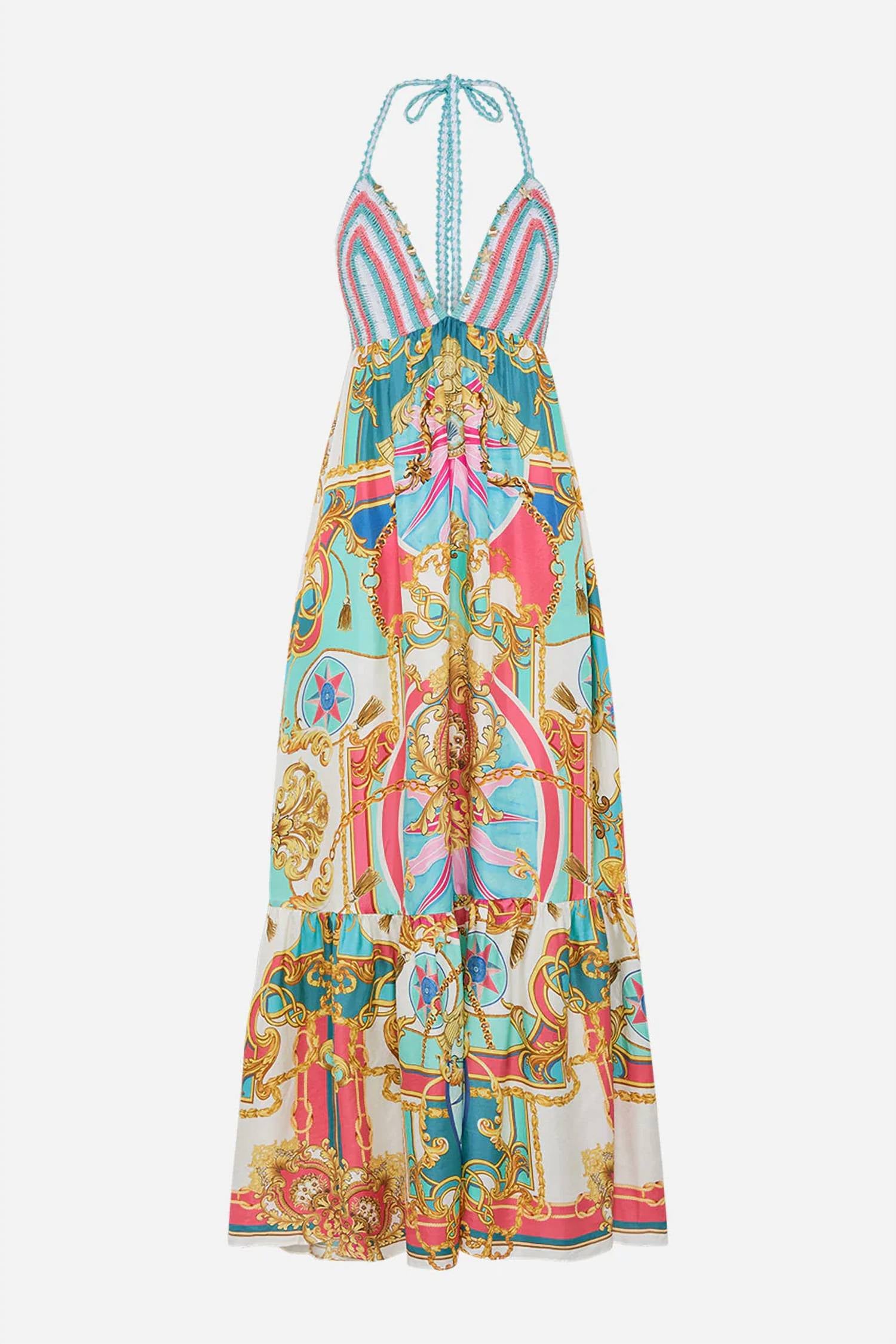 Camilla - Crochet Bra Long Dress