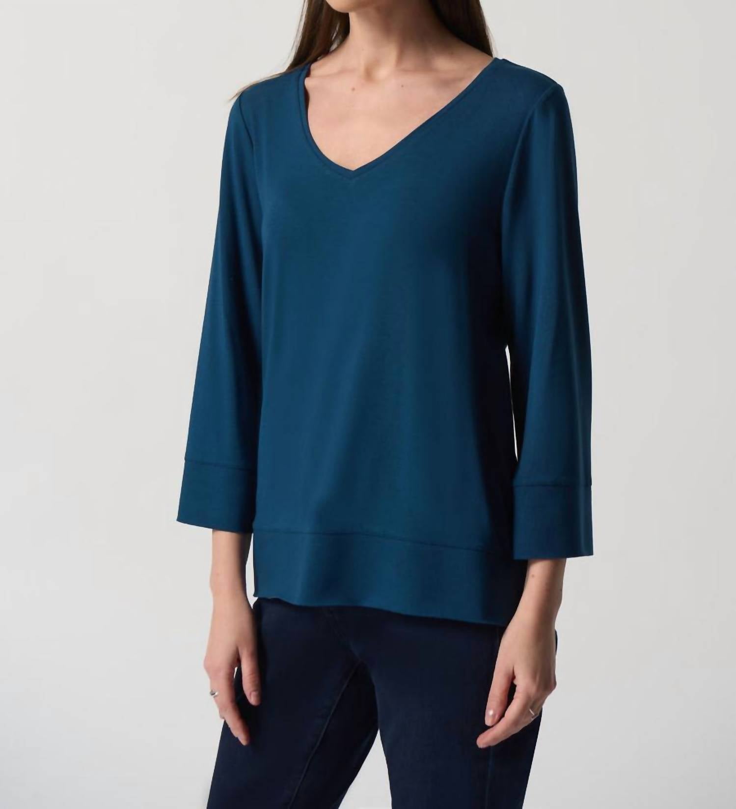 Joseph Ribkoff - Nightfall Boxy Jersey Top
