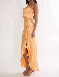 One And Only Collective - The Sunny Satin Maxi Dress