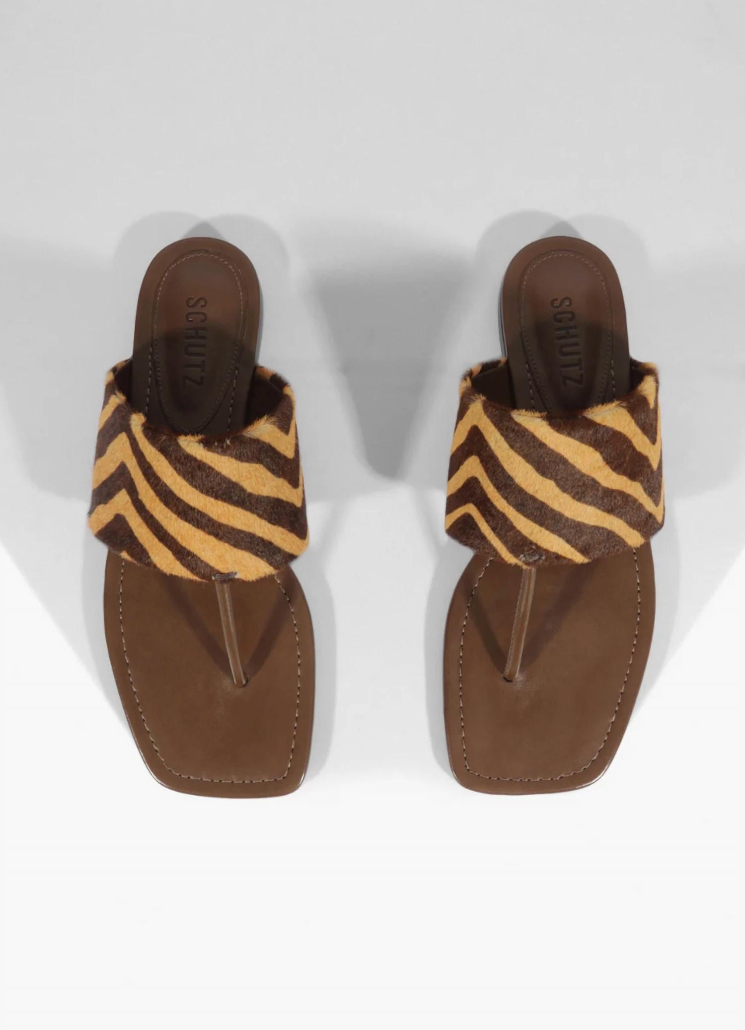 Schutz - Women's Martha Flat Sandals