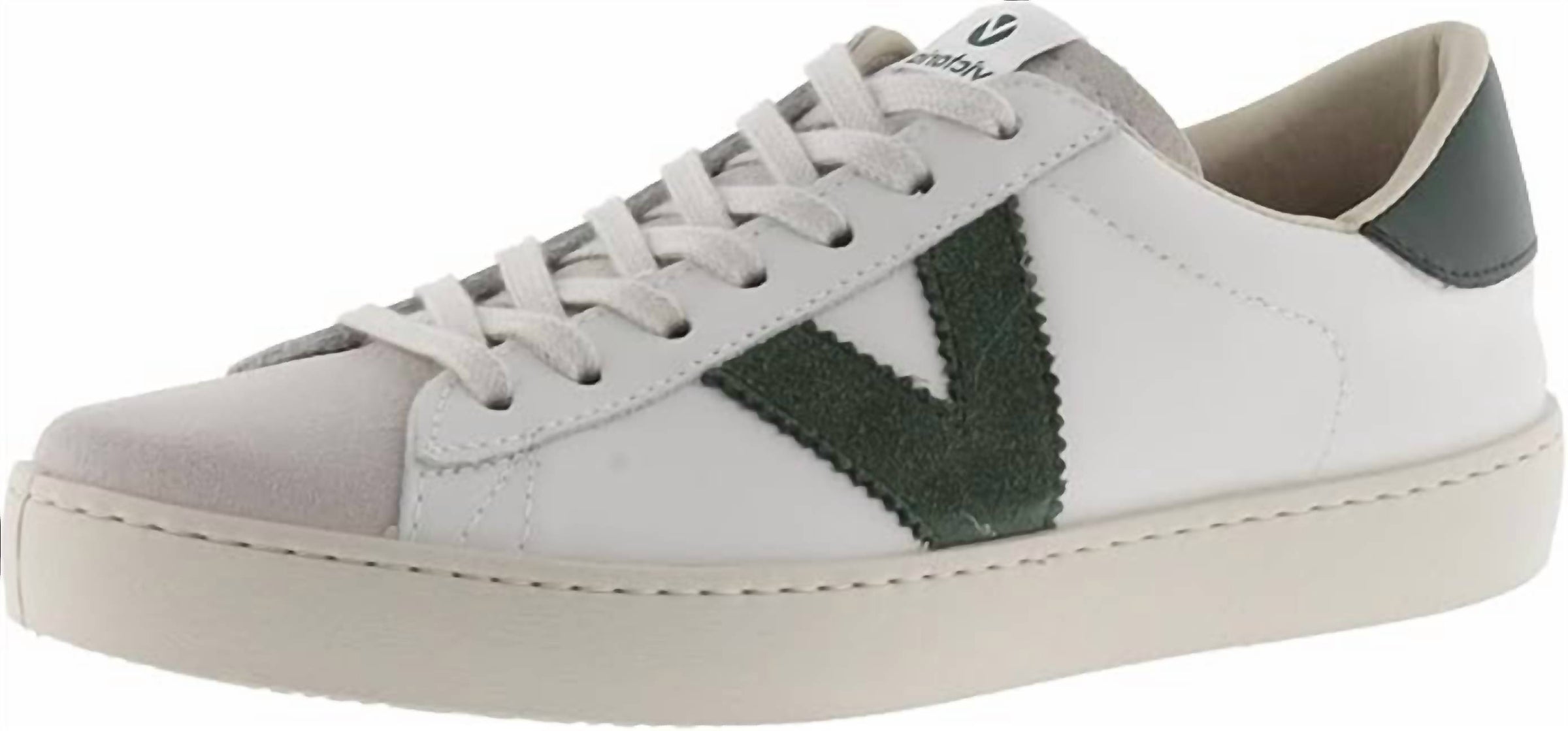 VICTORIA Women's Berlin Leather Sneakers in botella - women's sneaker