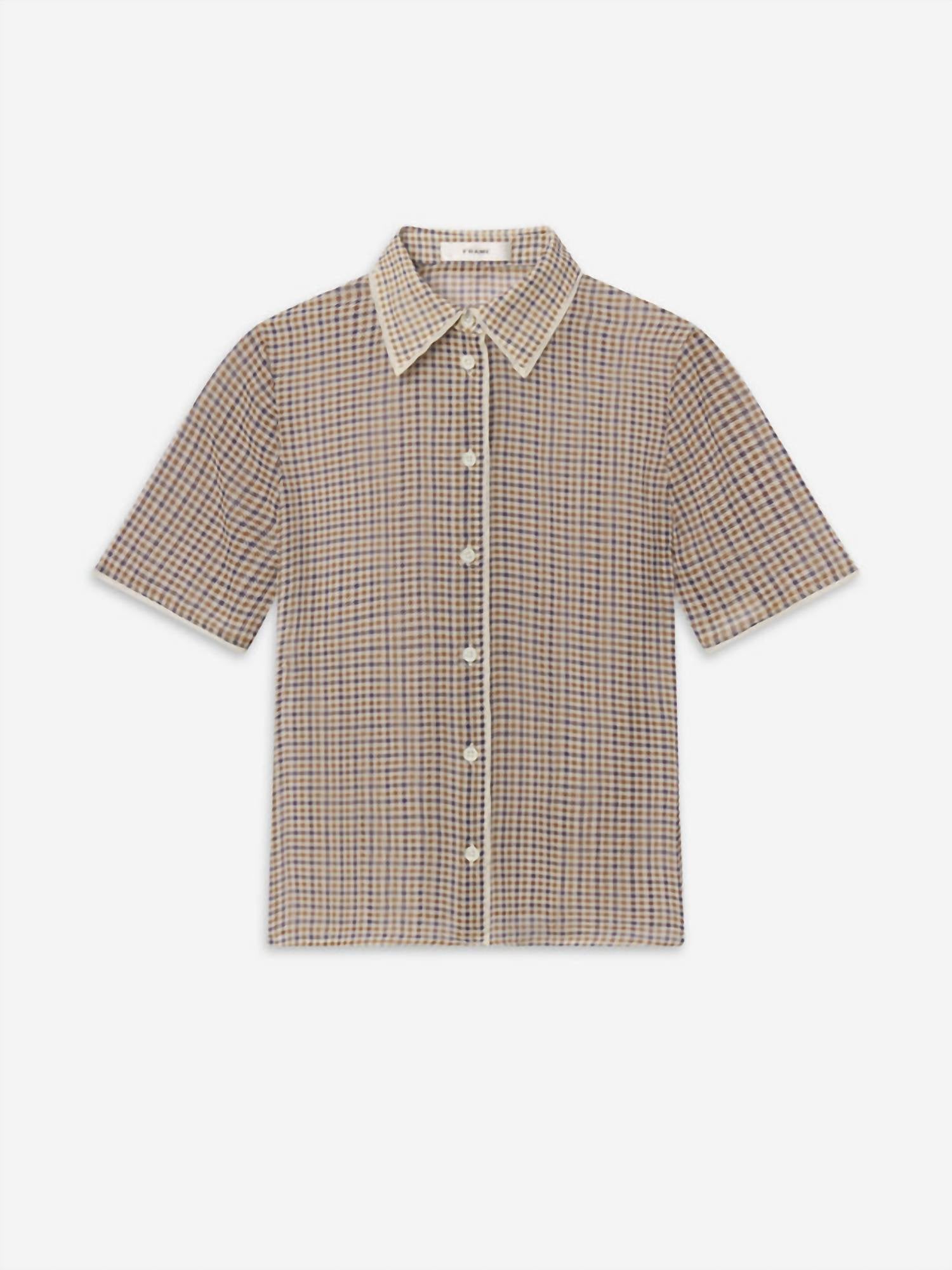 Frame - Silk Check Shirt