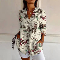 Suhkasana - Saddle Up Tunic Top