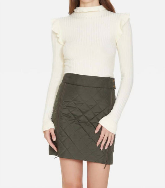 Marie Oliver - Jette Quilted Mini Skirt