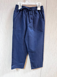Florence Eiseman Boys' Twill Pull On Pant in navy - kids' joggers
