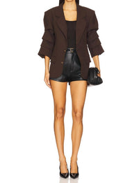 Nonchalant Label - Roma Riched Sleeve Single Breasted Blazer
