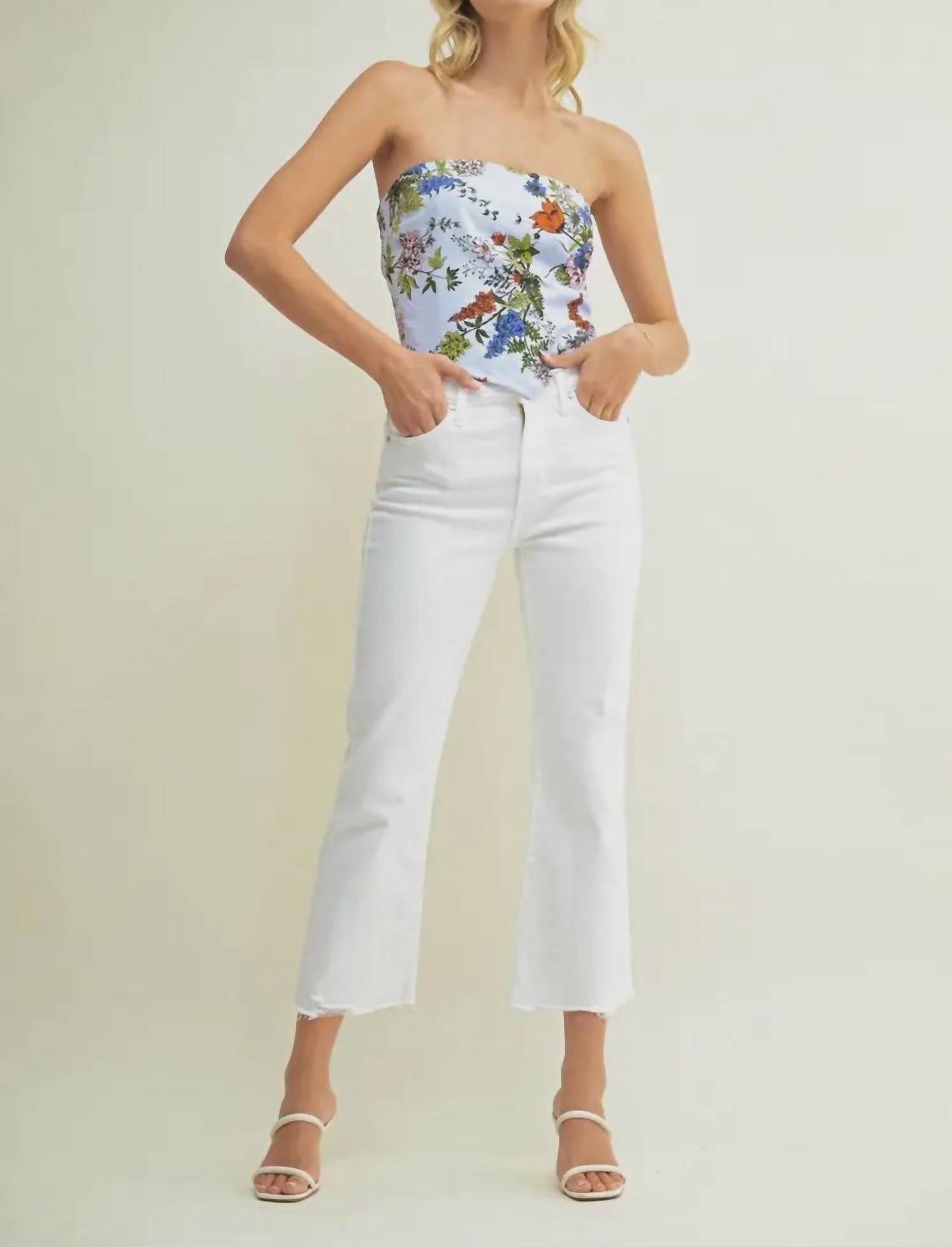 Just Black Denim - Vintage Cropped Flare Jean