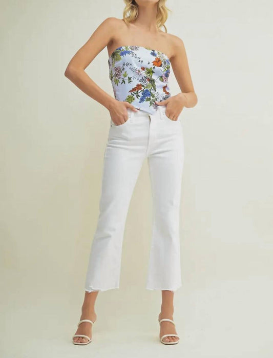 Just Black Denim - Vintage Cropped Flare Jean