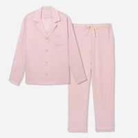 The Sleep Code - Women's Washable Silk Long Pj Set