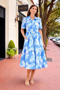 Mary Square - The Jema Orchid Reverie Midi Dress