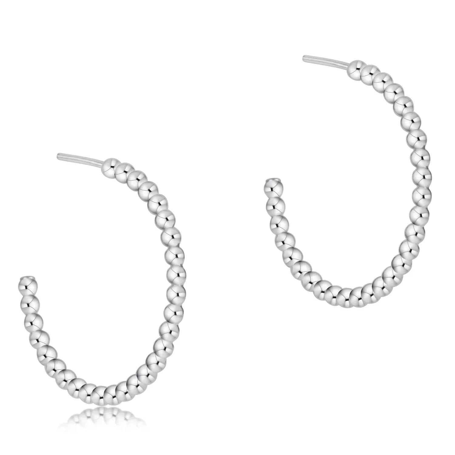 Enewton - Beaded Classic 1.25 Post Hoop Earring