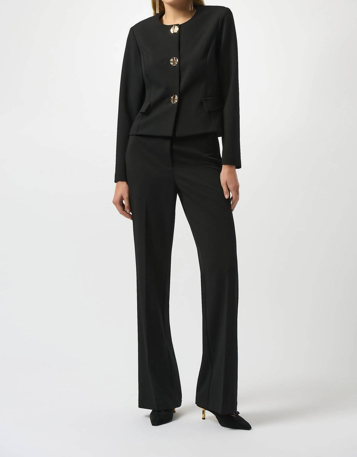 Joseph Ribkoff - Long Sleeve Boxy Blazer Jacket