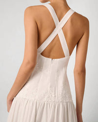 We Wore What - Ruched Cup Peplum Midi Dress