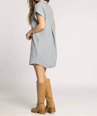 Thread & Supply - Crescent Cap Sleeves Dress