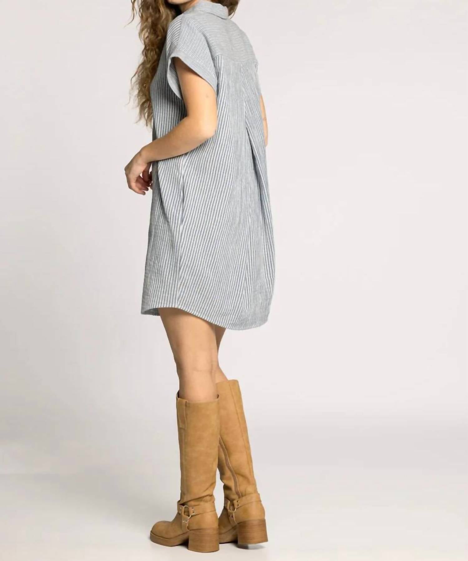 Thread & Supply - Crescent Cap Sleeves Dress