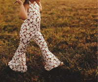 Bailey'S Blossoms - Andi Pleated Bell Bottom Jumpsuit