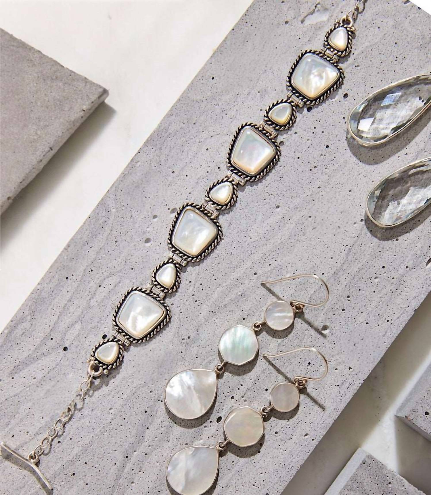 Barse Women's Toggle Bracelet in mother of pearl - women's jewelry - view 6