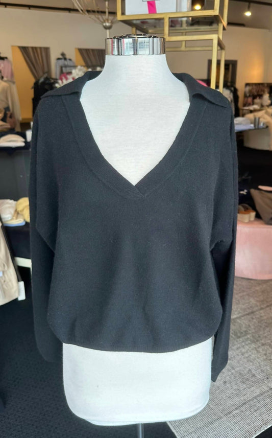 Crush - Women's Cashmere Moe Slouchy Polo Sweater