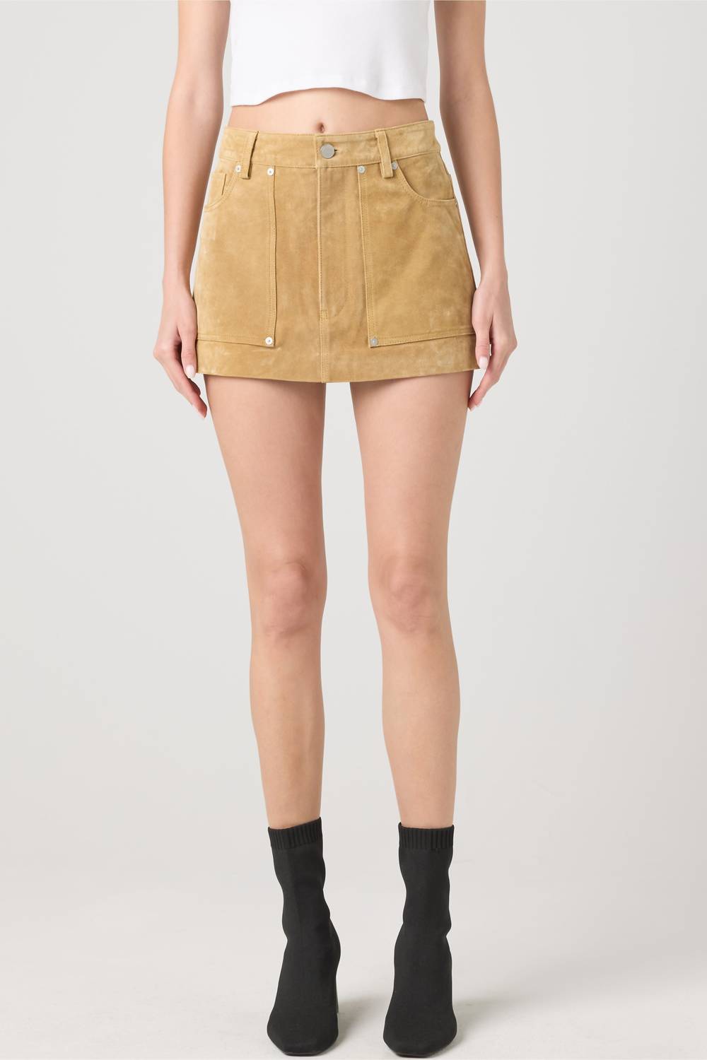 Blanknyc - Suede Mini Skirt