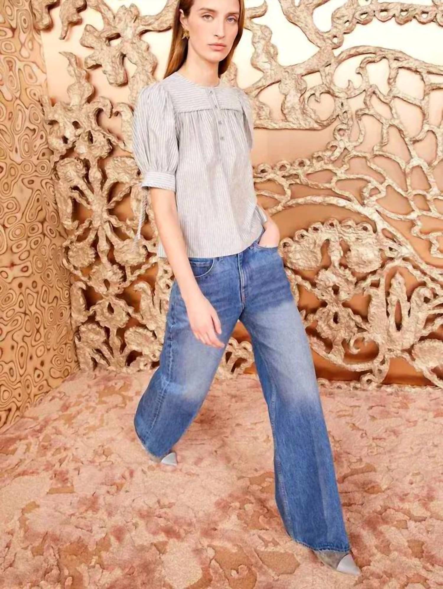 Ulla Johnson Mira Top in ash - women's blouse - view 4