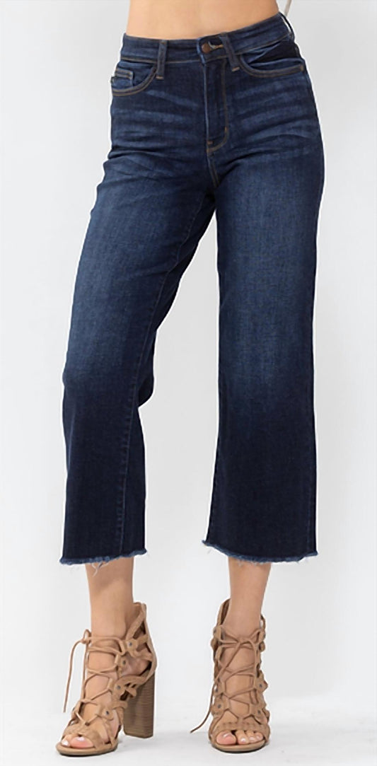 Judy Blue - High Waist Cropped Wide Leg