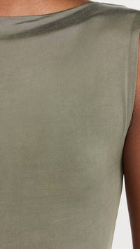 St. Agni - Cupro Jersey Mini Dress