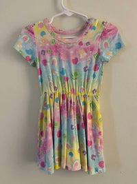 Charlies Project - Girl's Rainbow Charms Short Sleeve Bamboo Dress