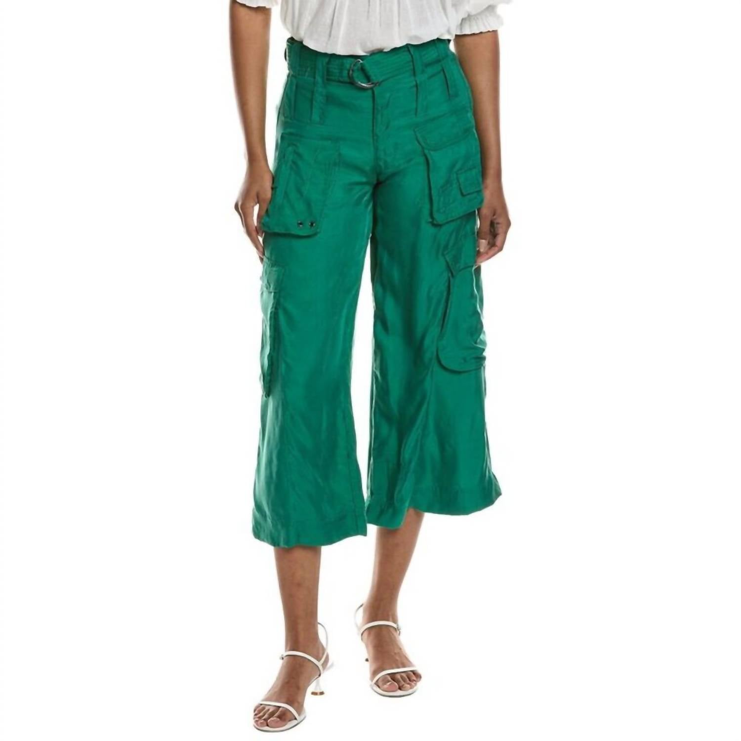 Johnny Was HAILEY CARGO PANT in shady glade - women's pants