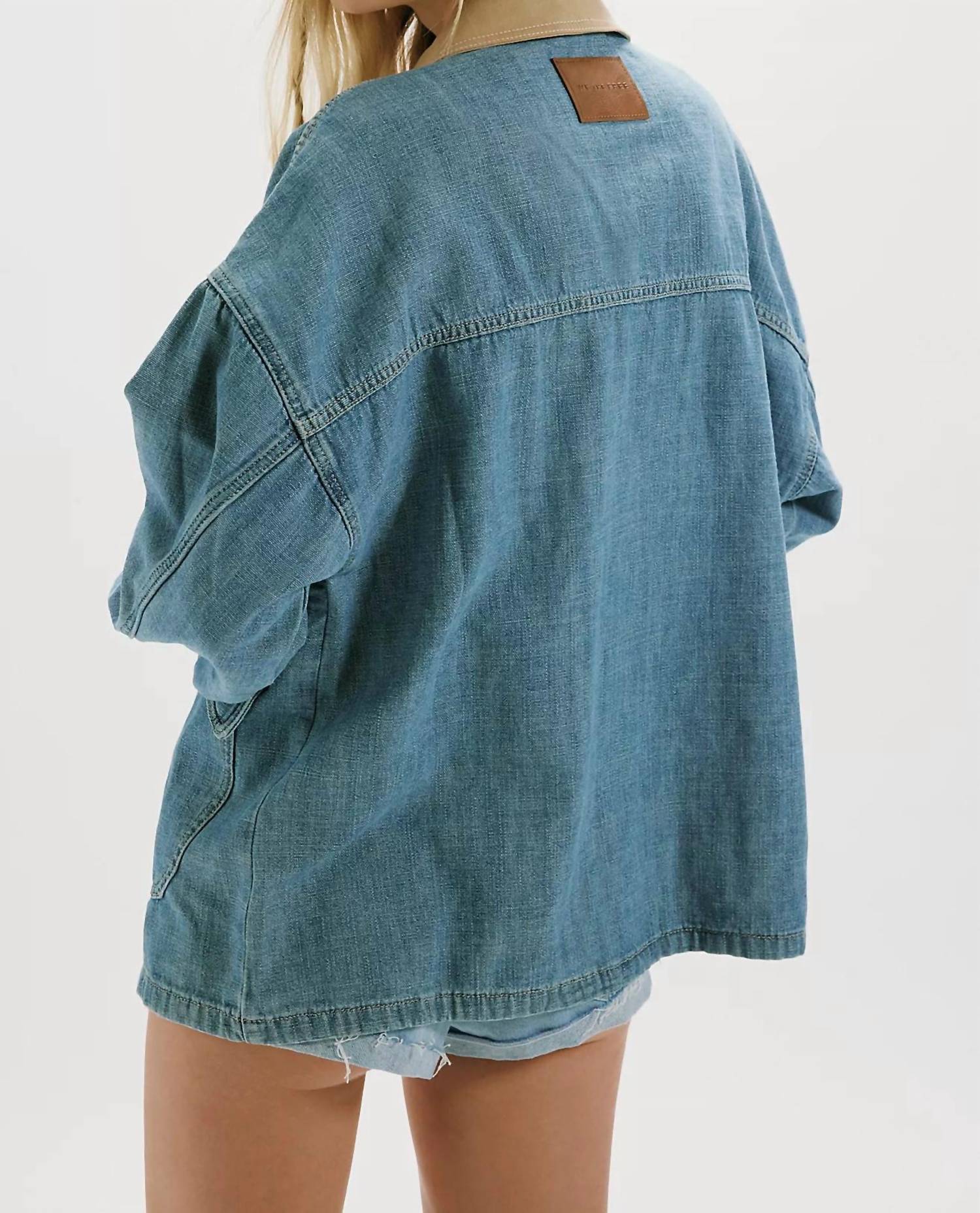 Free People - Lemon Denim Jacket