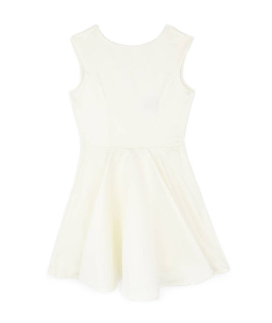 Girls Satin Cap Sleeve Dress