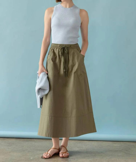 Lilla P - long poplin skirt