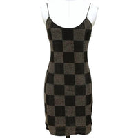 Alice + Olivia - Nelle Embellished Checkerboard Mini Dress