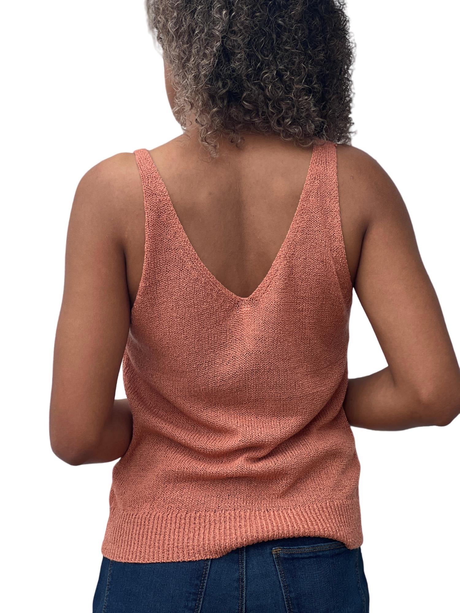 Be Cool - Jane V-neck Knit Tank