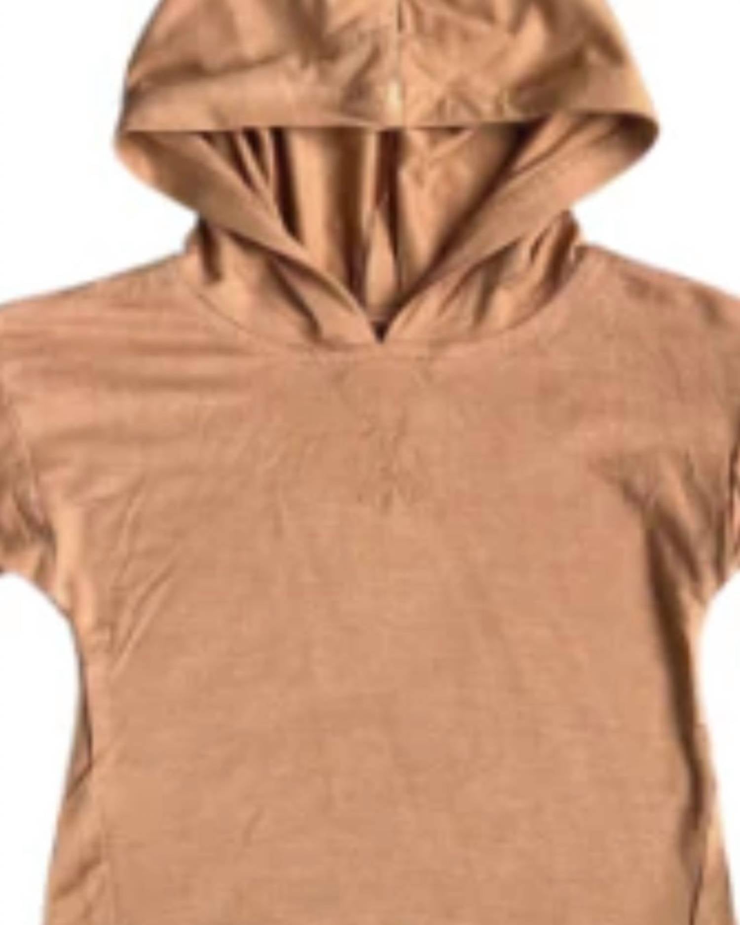 babysprouts Kid's Jersey Hoodie in toffee - item - detail view